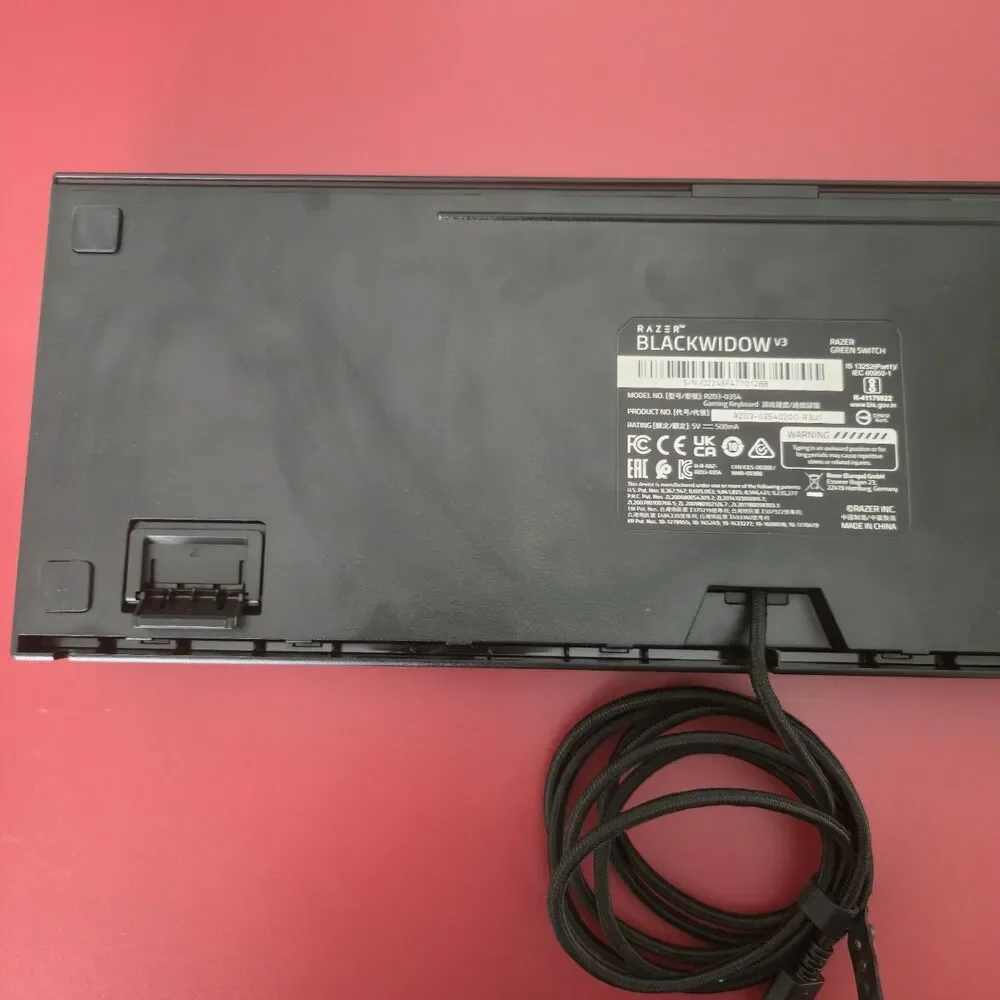 Razer BlackWidowV3 Wired Mech Gaming Keyboard - Classic Black Tested And Working